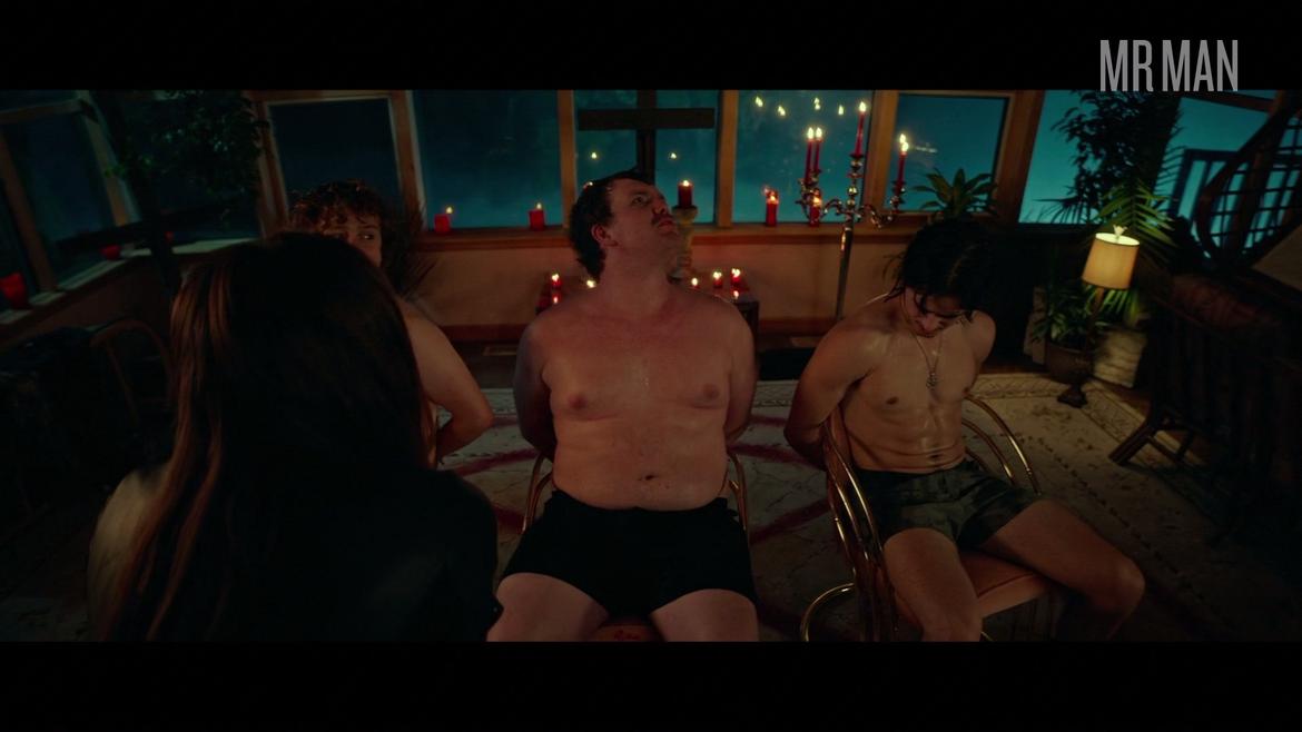 We Summon the Darkness's Sexiest Scenes with Logan Miller. Shirtless. 47778