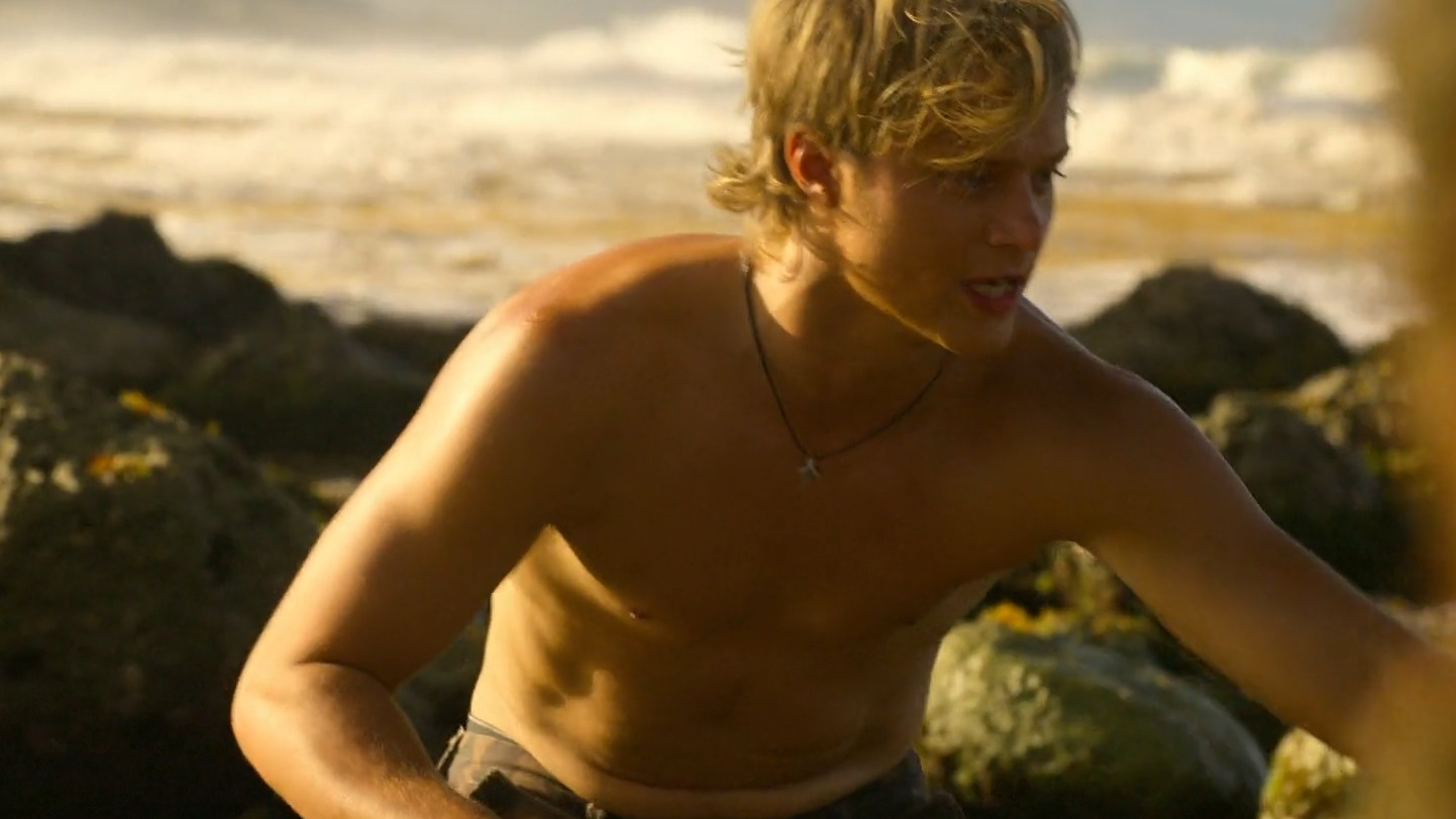 Sexiest Rudy Pankow Scene in Outer Banks. Shirtless. 75223