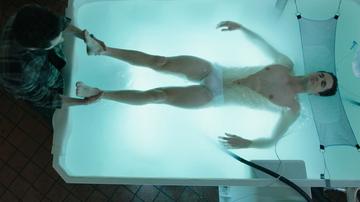 Robbie Amell in Upload (2020-2025) Shirtless Underwear Body Double Butt 70278