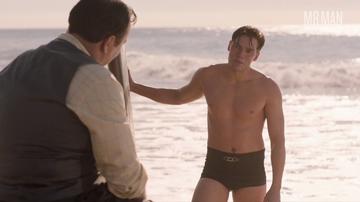 Penny Dreadful: City of Angels's Sexiest Scenes with Dominic Sherwood. Bathing Suit, Shirtless, gay, sexy. 49860