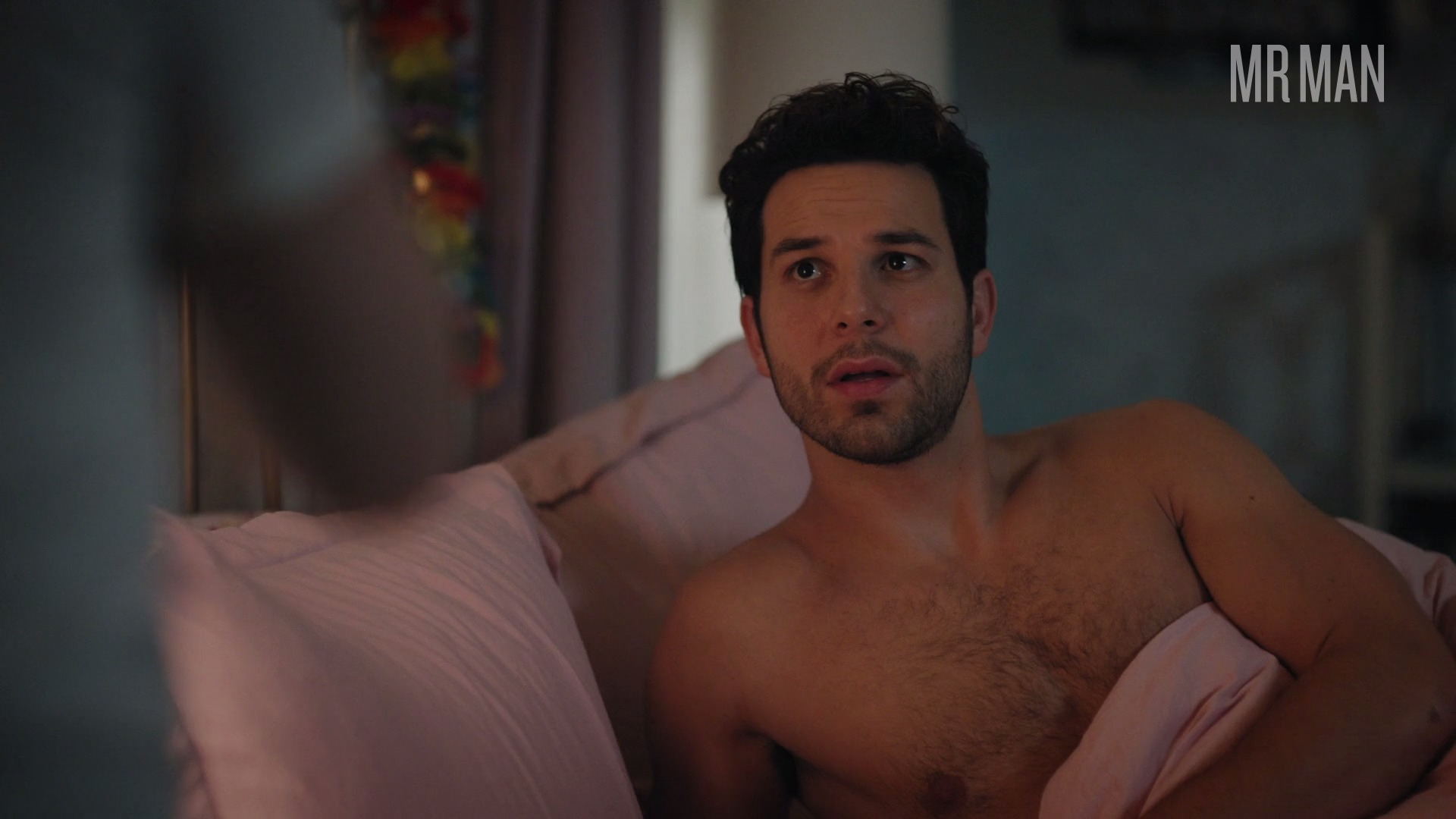 Hottest Skylar Astin Scene in Zoey's Extraordinary Playlist. Shirtless. 57644
