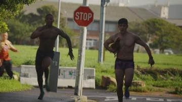 Arno Greeff, Thabang Kamogelo Molaba in Blood & Water (2020-2024) Shirtless Underwear Bathing Suit Bulge 78418