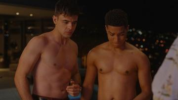 Arno Greeff, Duane Williams in Blood & Water (2020-2024) Gay Shirtless Bathing Suit Bulge 65307