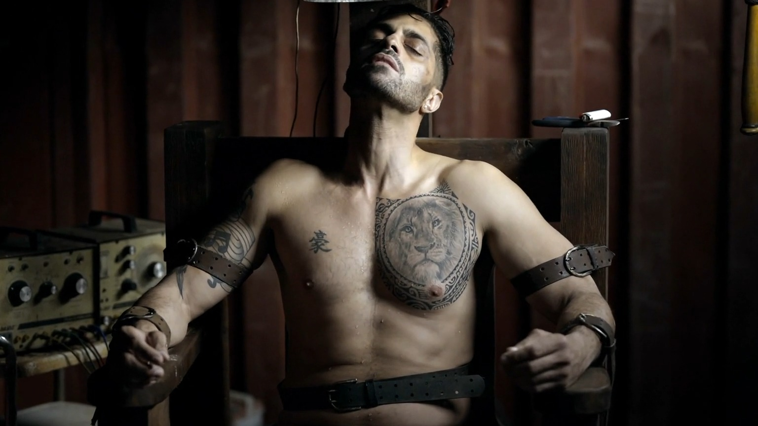 Sexiest Scenes of Malcolm Green from Ruthless. Shirtless, Underwear, bulge, butt. 76121