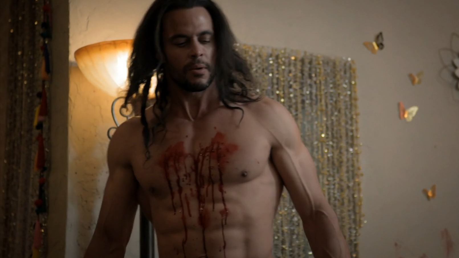 Hottest The Highest/Tyron Luckett Scenes. Shirtless, butt, gay. 70251