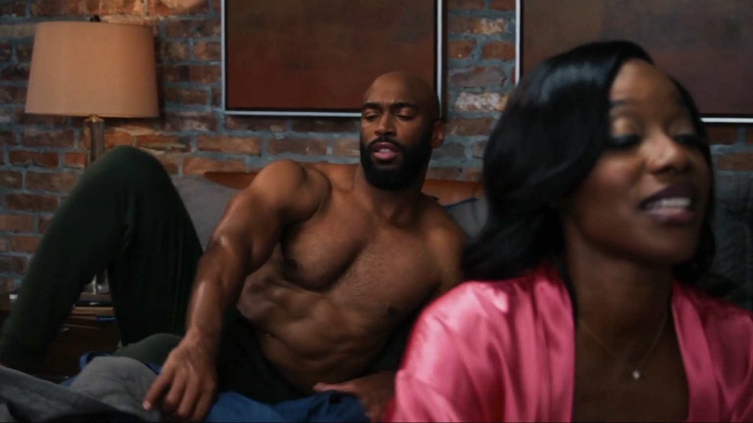 Hottest Monti Washington Scene in Bruh. Shirtless, butt, sexy. 79874