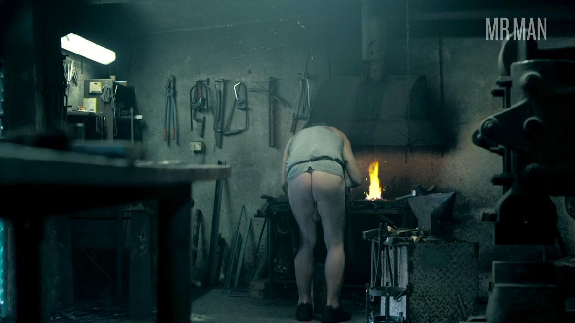 Jiří Lábus Naked in Loaded Eels. Balls, Butt, Prosthetic. 49872
