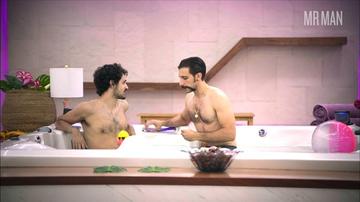 Sexiest Fabrizio Santini Scene in How to Survive Being Single. Bathing Suit, Shirtless, bulge, sexy. 75481