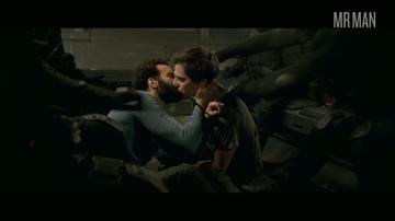 Marwan Kenzari, Luca Marinelli in The Old Guard (2020) Gay Gay Shirtless 51534