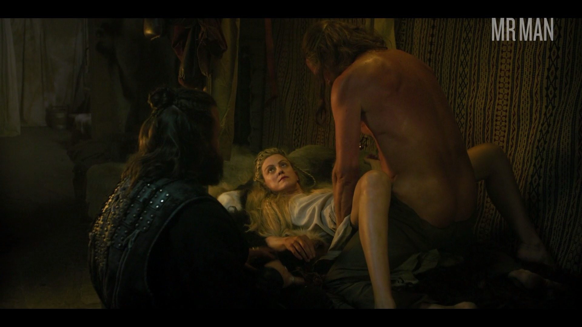 Henrik Mestad Naked as Høvding Olav. Butt, Shirtless, Straight. 51999