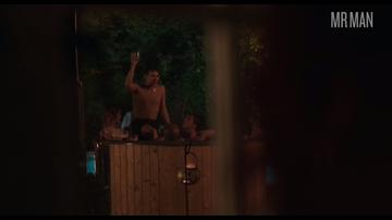 Frank Dillane in How to Build a Girl (2019) Bathing Suit Shirtless Bathing Suit Sexy 52709