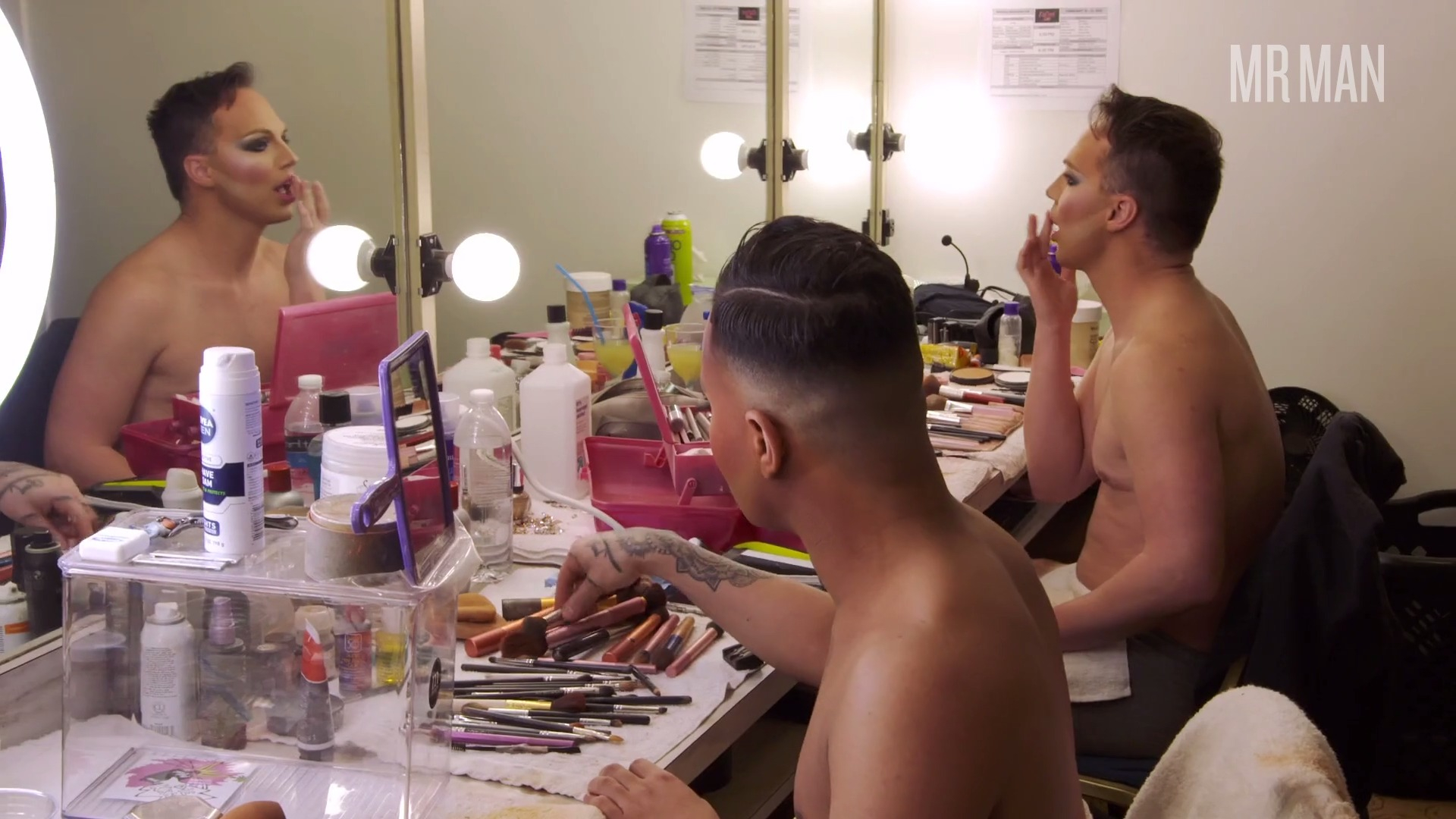 Sexiest Scenes of Himself ( Derrick Barry) from RuPaul's Drag Race: Vegas Revue. Shirtless, gay, sexy. 53801
