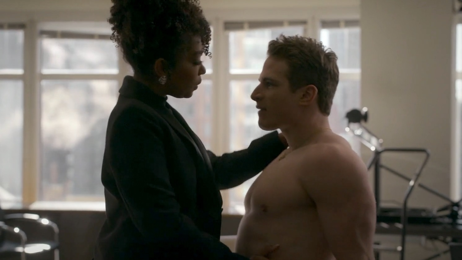 Sexiest Gianni Paolo Scene in Power Book II: Ghost. Shirtless, Straight, bulge, butt. 75487