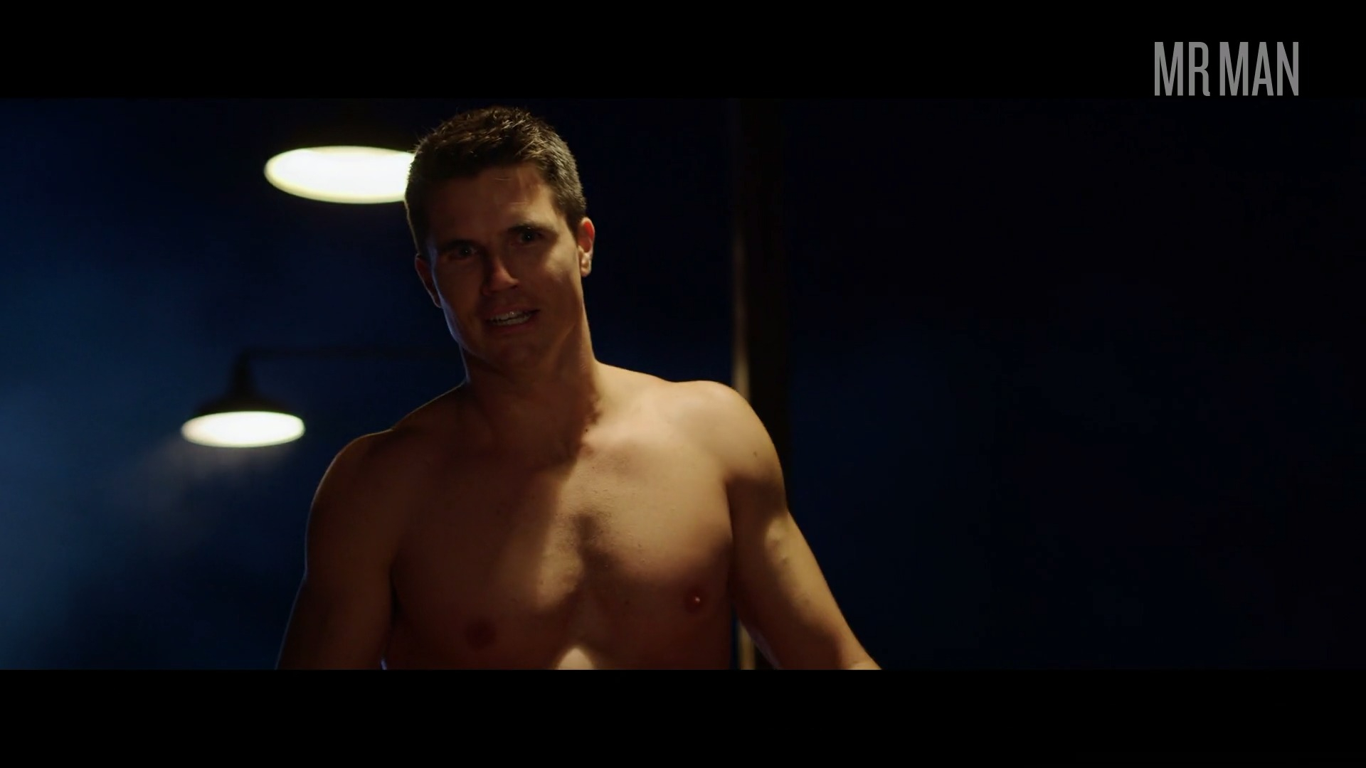 Hottest Robbie Amell Scene in The Babysitter: Killer Queen. Shirtless. 53798