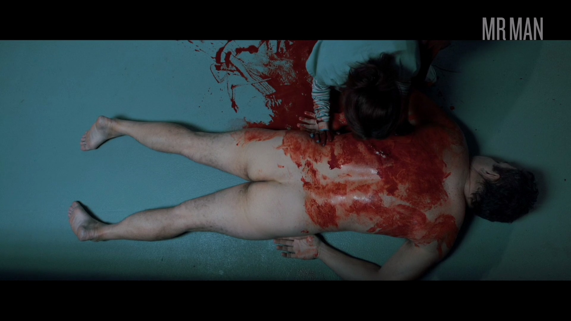 Allen Williams Nude as Stab Wound Victim. Butt. 54554
