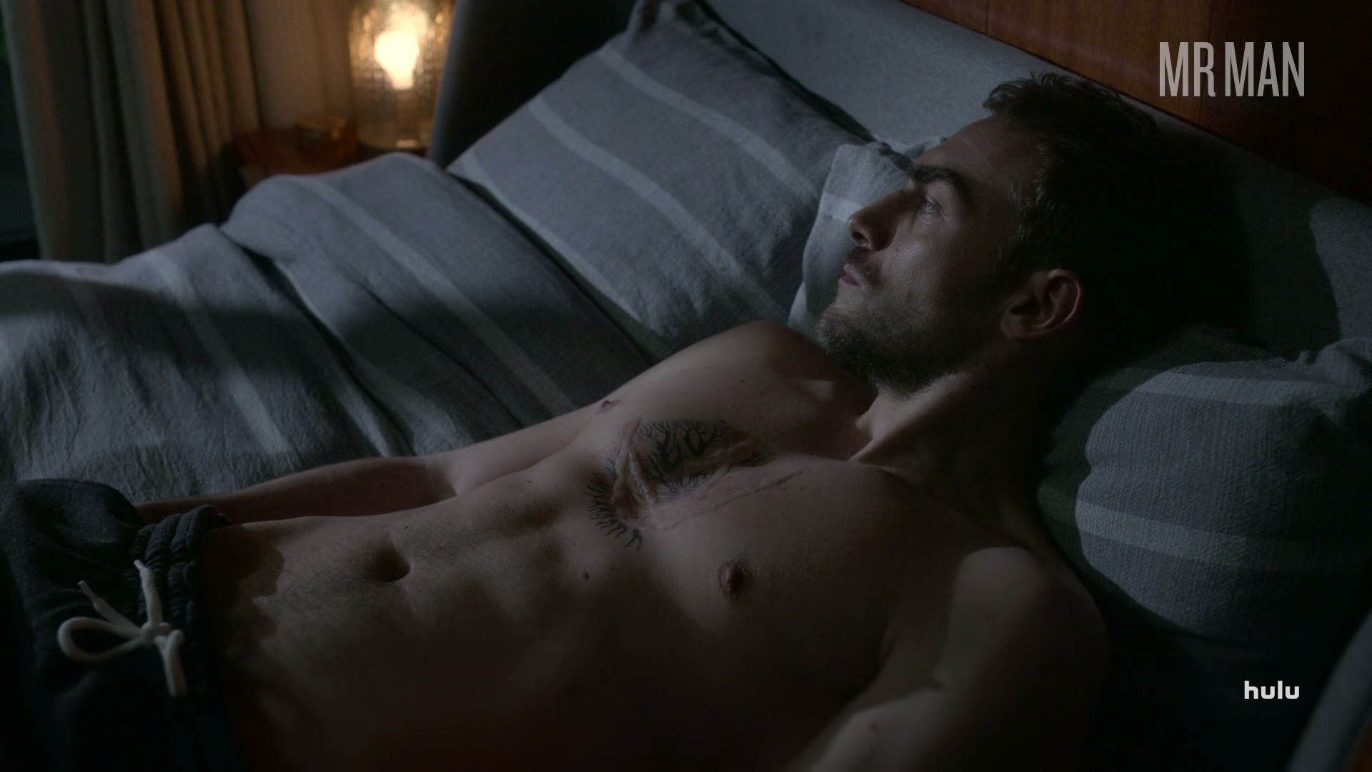 Sexiest Scenes of Daimon Helstrom from Helstrom. Sexy, Shirtless. 54899