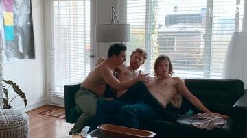 Peter Vack, Max Jenkins, Brian Jordan Alvarez in Social Distance (2020) Gay Shirtless Gay Shirtless 54929