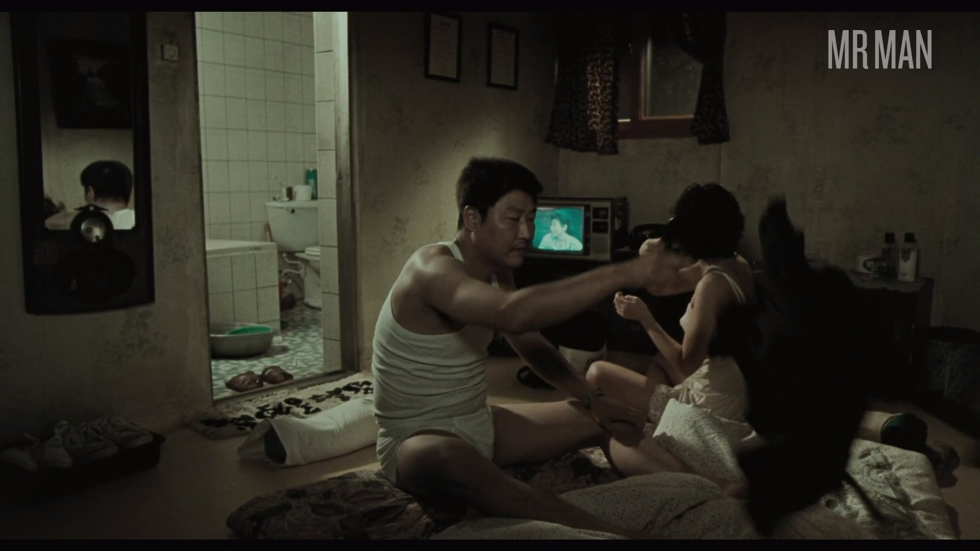 Sexiest Scenes of Detective Park Doo-man from Memories of Murder. Underwear, sexy, shirtless. 55193