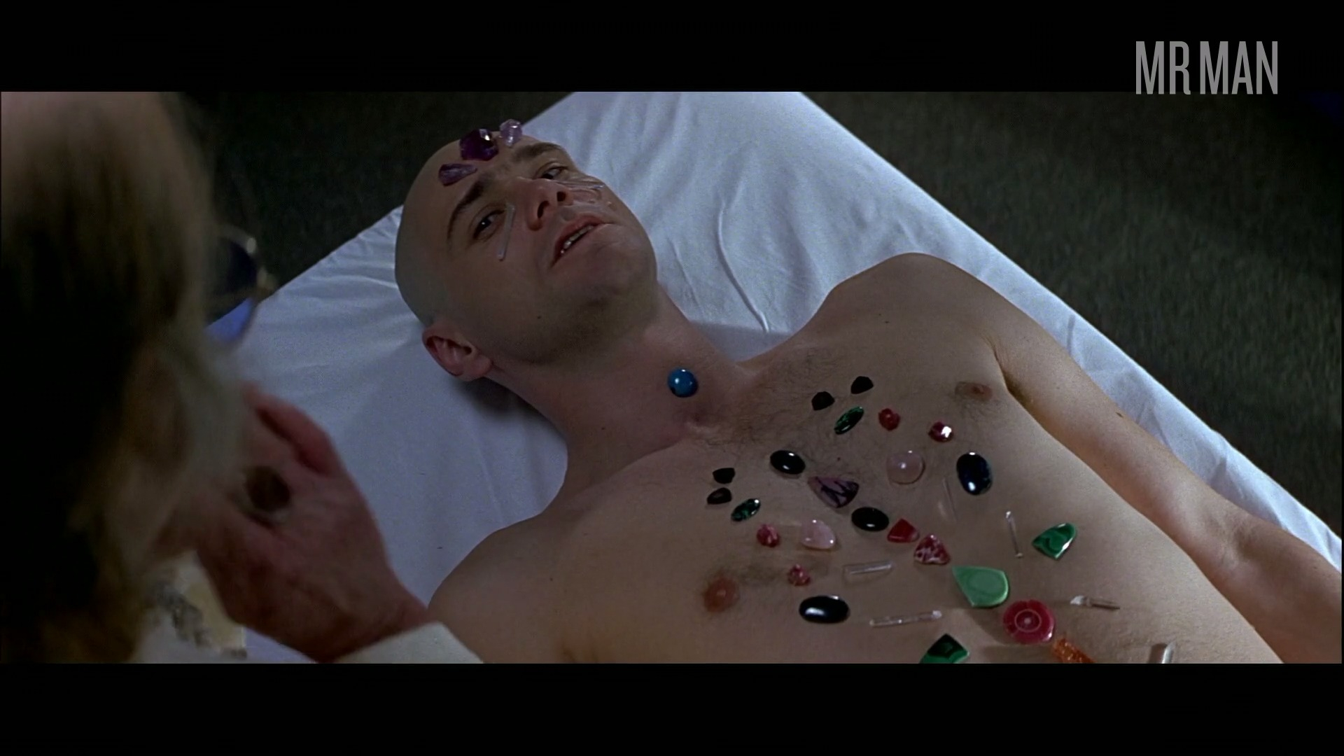 Hottest Jim Carrey Scene in Man on the Moon. Shirtless, bulge, straight. 56000