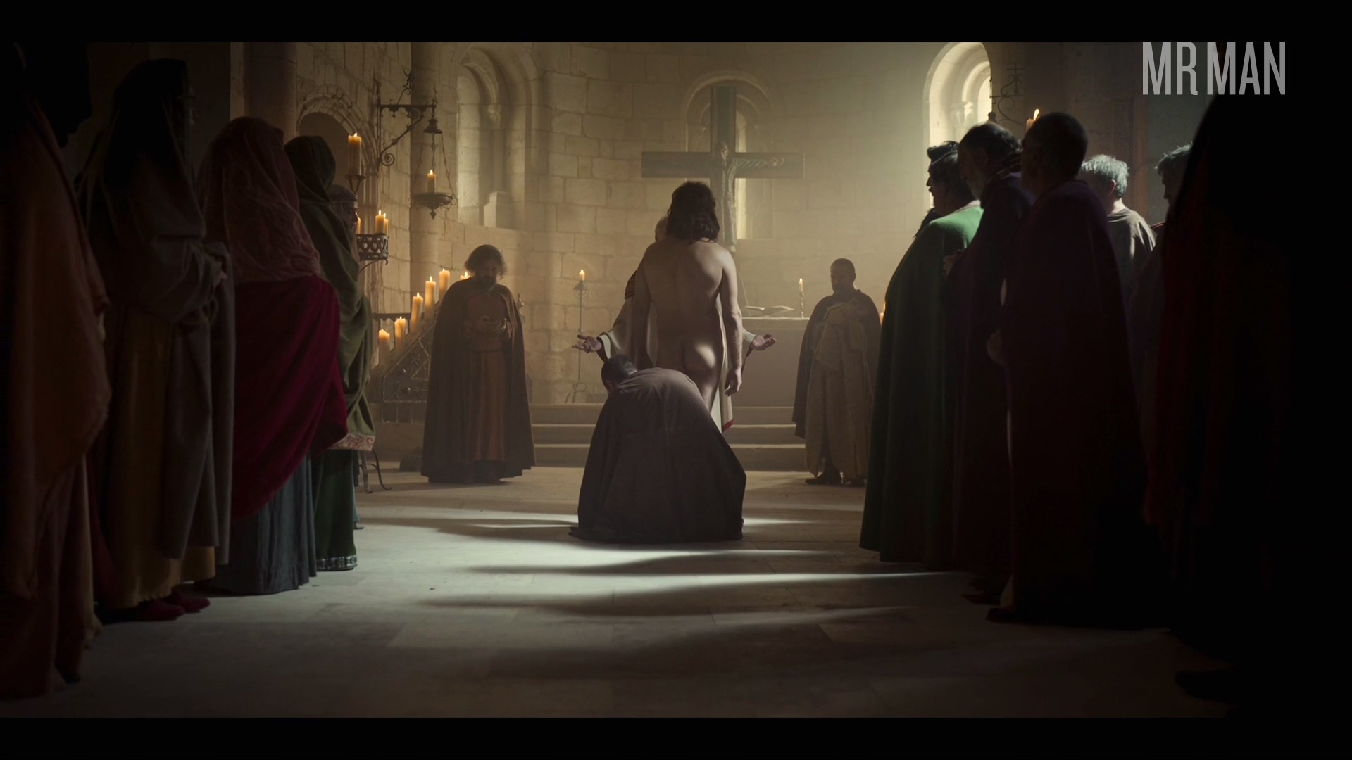 José Luis García Pérez Nude as Rey Fernando I el Grande. Butt, Shirtless. 56960
