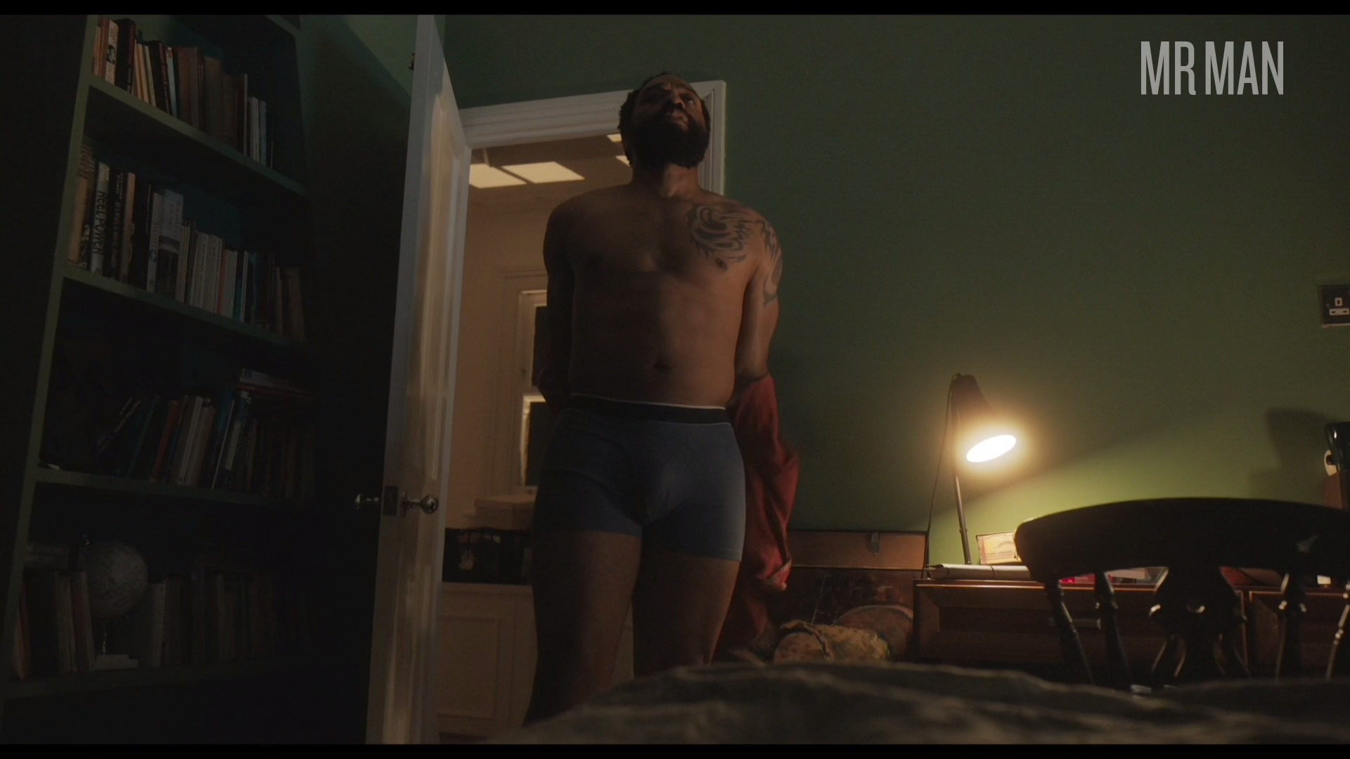 Hottest Chiwetel Ejiofor Scene in Locked Down. Bulge, Shirtless, Underwear. 57512