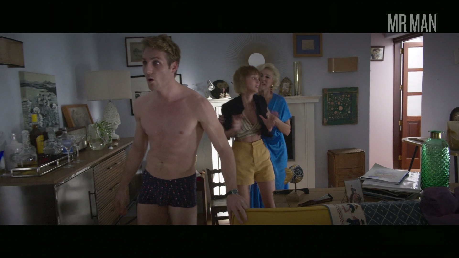 Sexiest Scenes of Stuart MacDonald from So My Grandma's a Lesbian!. Bulge, Shirtless, Underwear. 57749