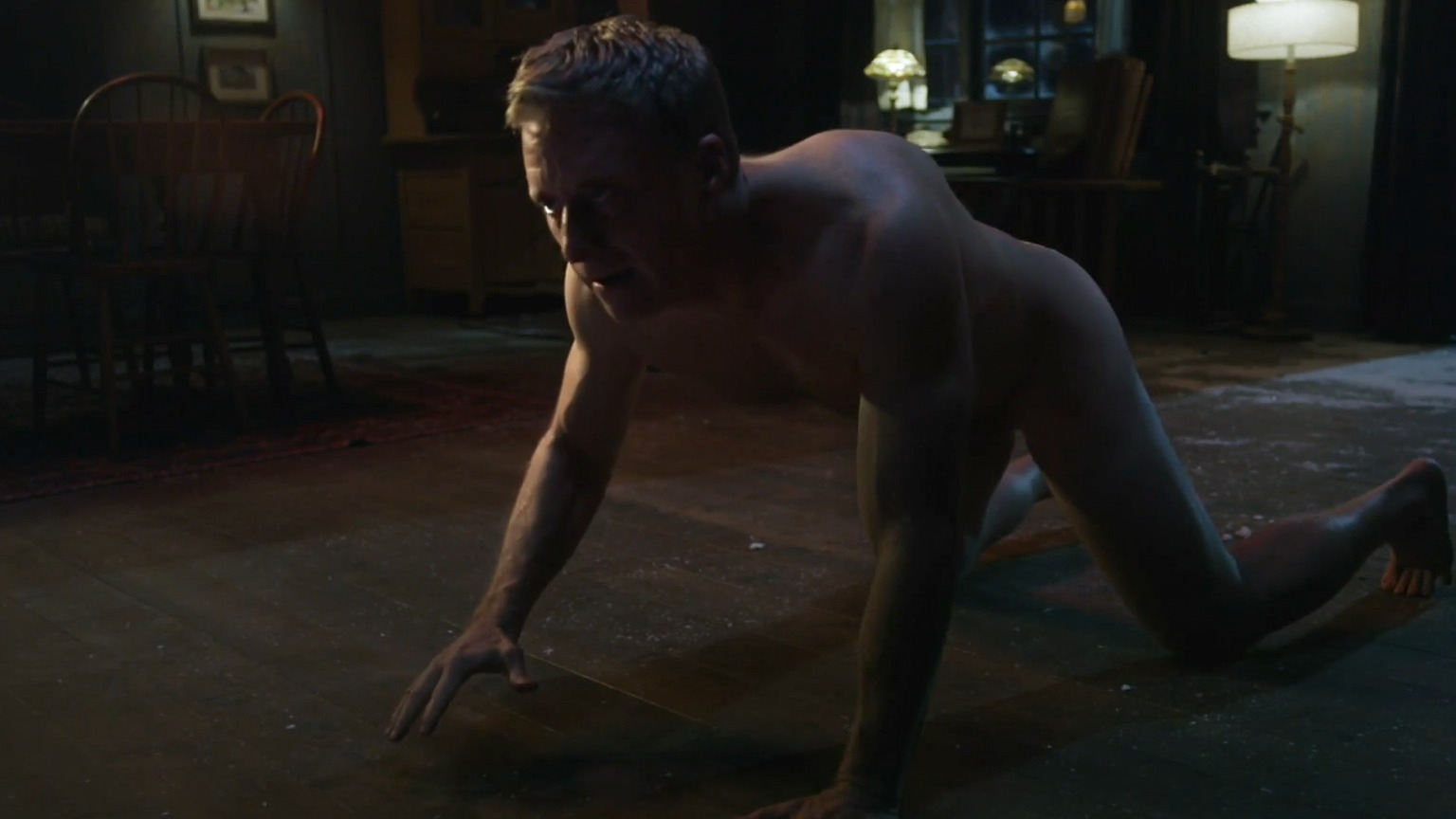Sexiest Scenes of Harry Vanderspeigle from Resident Alien. Sexy, Shirtless, bulge, butt. 57821
