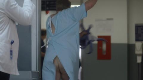 Nudes of Harry Vanderspeigle from Resident Alien. Butt, bulge, sexy. 69120
