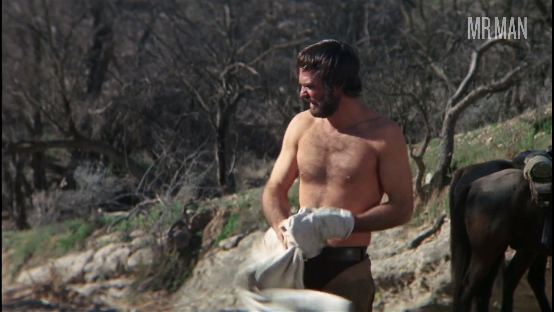 Sexiest Scenes of Jay Grobart from The Man Who Loved Cat Dancing. Shirtless, straight. 58217