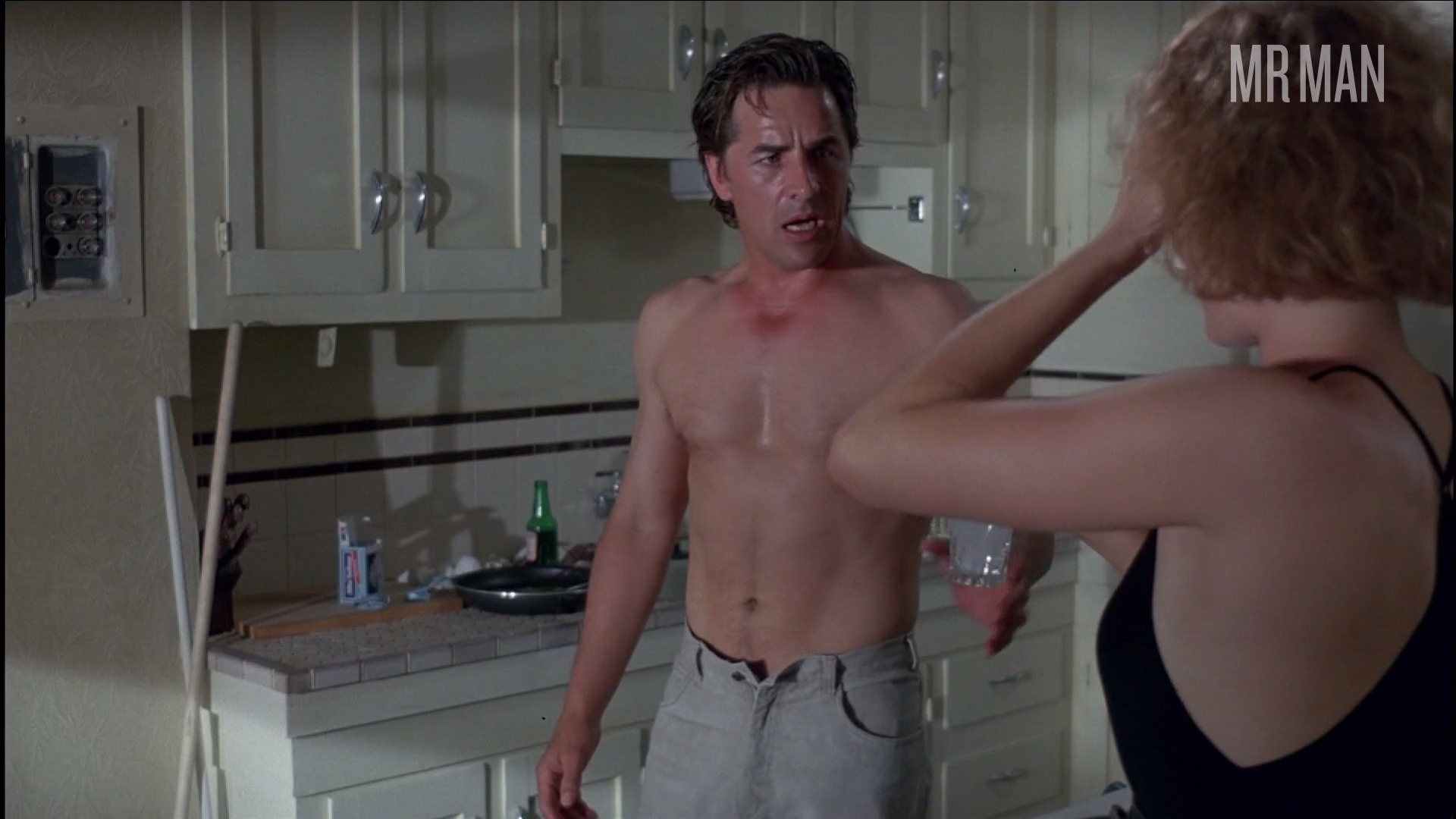 Hottest Don Johnson Scene in Dead Bang. Shirtless. 58226