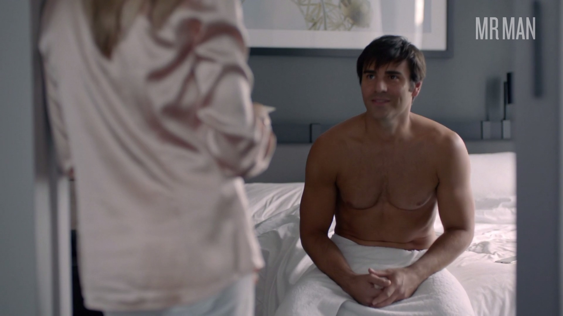 Hottest Adam Fiorentino Scene in Playing for Keeps. Shirtless, butt. 58844