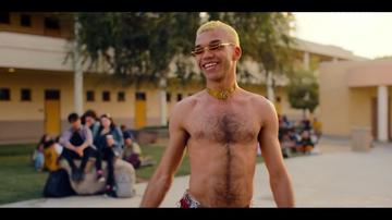 Hottest Justice Smith Scene in Genera+ion. Sexy, Shirtless, bathing suit, butt. 59180