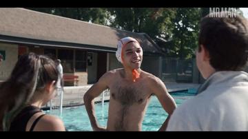 Justice Smith in Genera+ion (2021) Bathing Suit Shirtless Bathing Suit Butt 59195