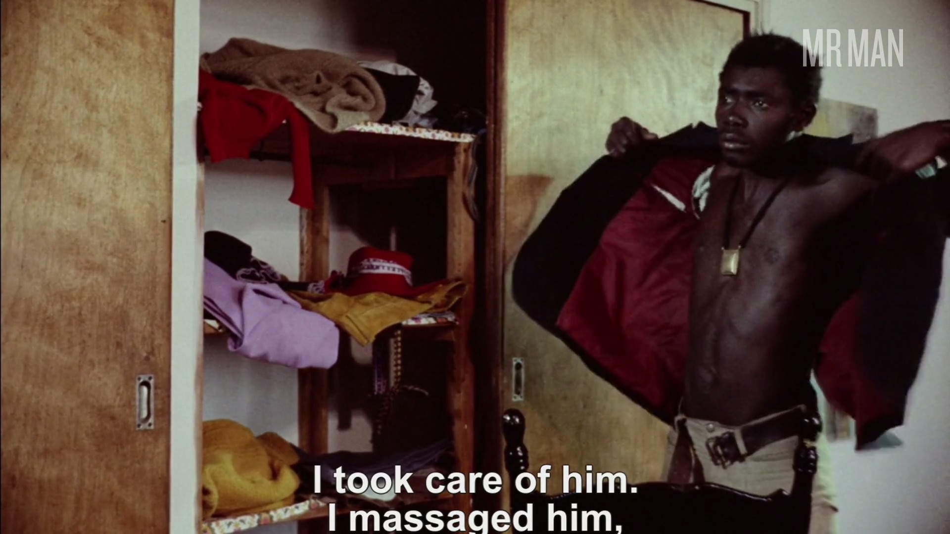 Sexiest Scenes of Mory from Touki Bouki. Shirtless, bathing suit, bulge. 59315