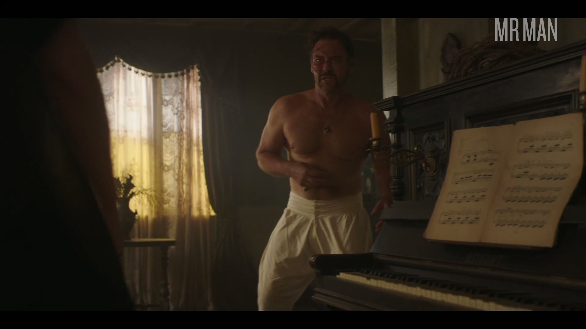 Hottest Marton Csokas Scene in The Luminaries. Shirtless. 59522