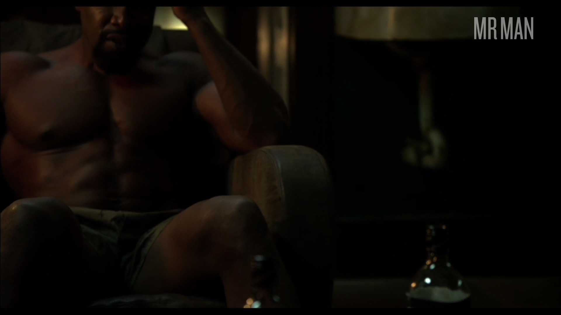 Sexiest Scenes of John 'Falcon' Chapman from Falcon Rising. Shirtless. 59879