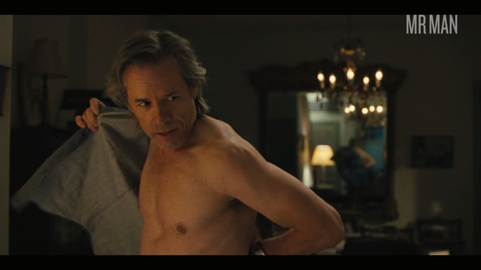 Hottest Guy Pearce Scene in Mare of Easttown. Sexy, Shirtless, Straight. 60404