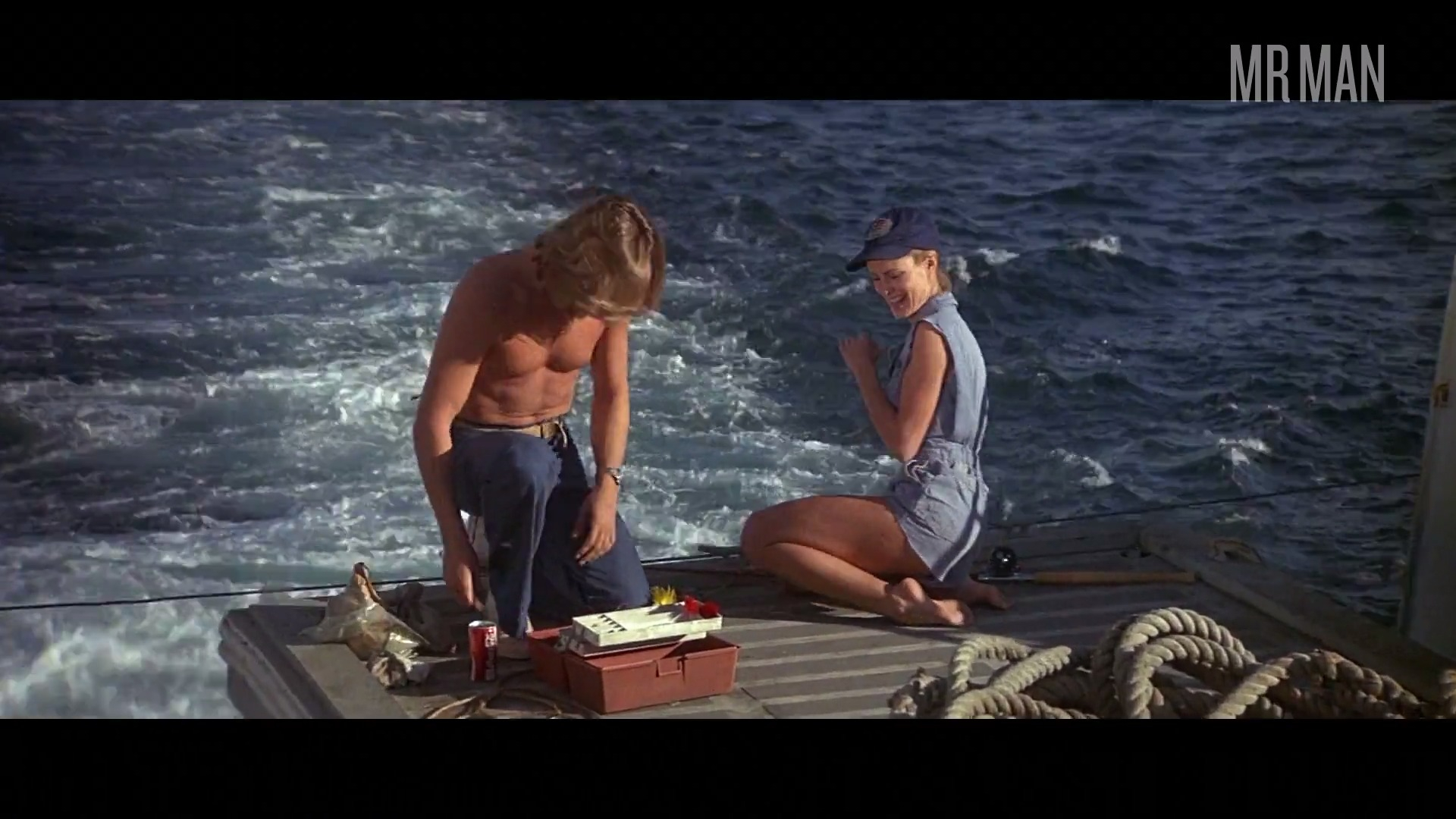 Hottest Jeff Bridges Scene in King Kong. Shirtless. 60992
