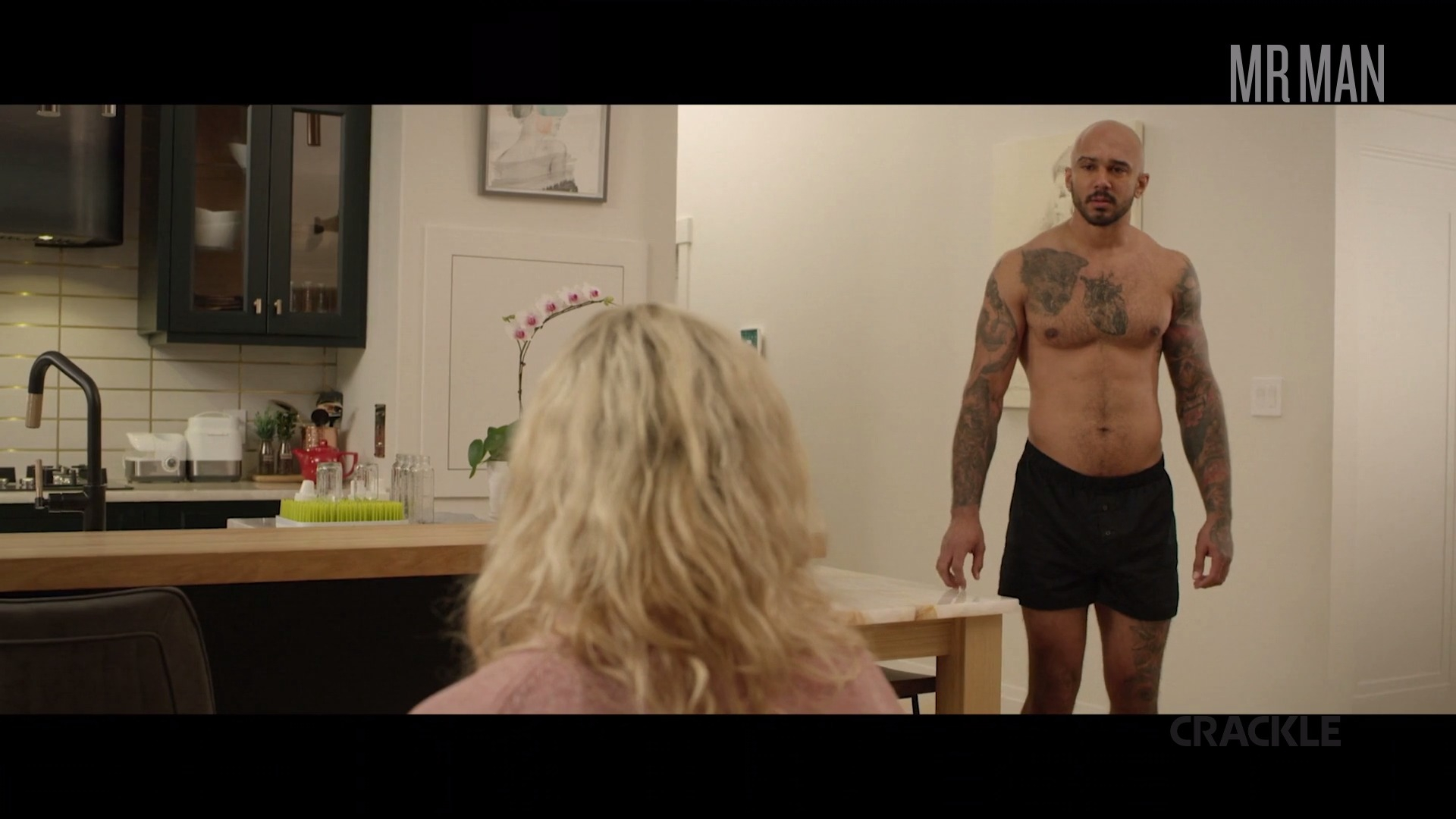 Hottest Alexander Montagnani Scene in Cagefighter: Worlds Collide. Shirtless, Underwear. 61394