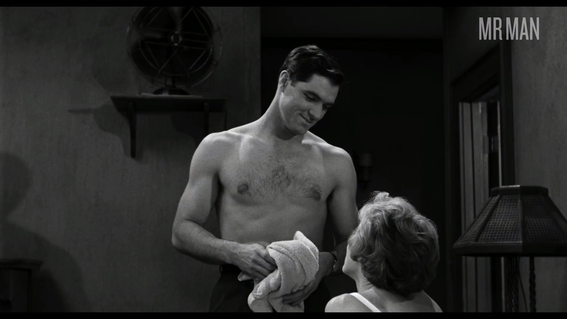 Hottest John Gavin Scene in Pyscho. Shirtless, Straight. 61508