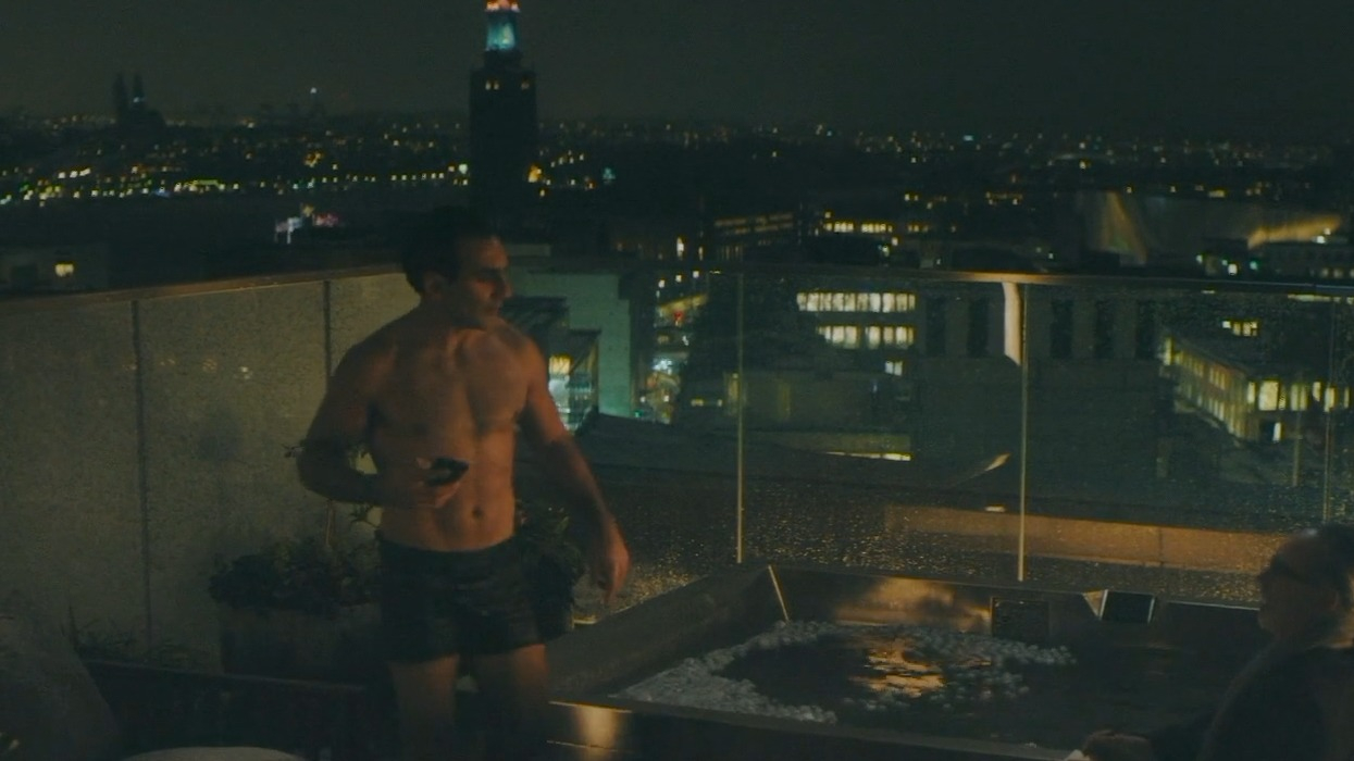 Sexiest Scenes of Nico Karamanlis from Blinded. Shirtless, Straight, Underwear, bulge. 82247