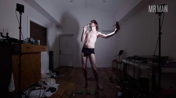 Bo Burnham in Bo Burnham: Inside (2021) Bulge Shirtless Underwear Bulge Sexy 61781