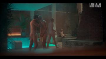 Thomas Doherty, Evan Mock, Jason Gotay in Gossip Girl (2021-2023) Butt Gay Shirtless Bathing Suit Butt 62999