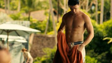 The White Lotus's Sexiest Scenes with Patrick Schwarzenegger. Shirtless, butt, gay. 81072