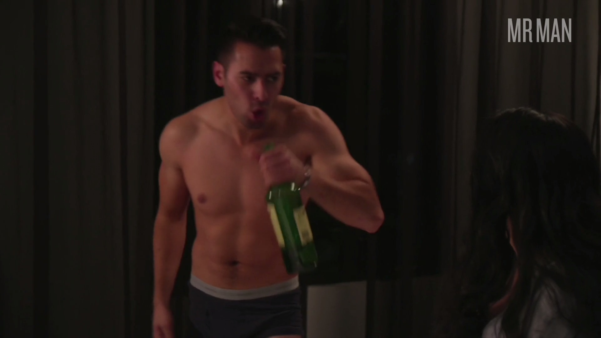Hottest Joe Raffa Scene in Booze, Broads and Blackjack. Shirtless, Underwear, butt, straight. 63158