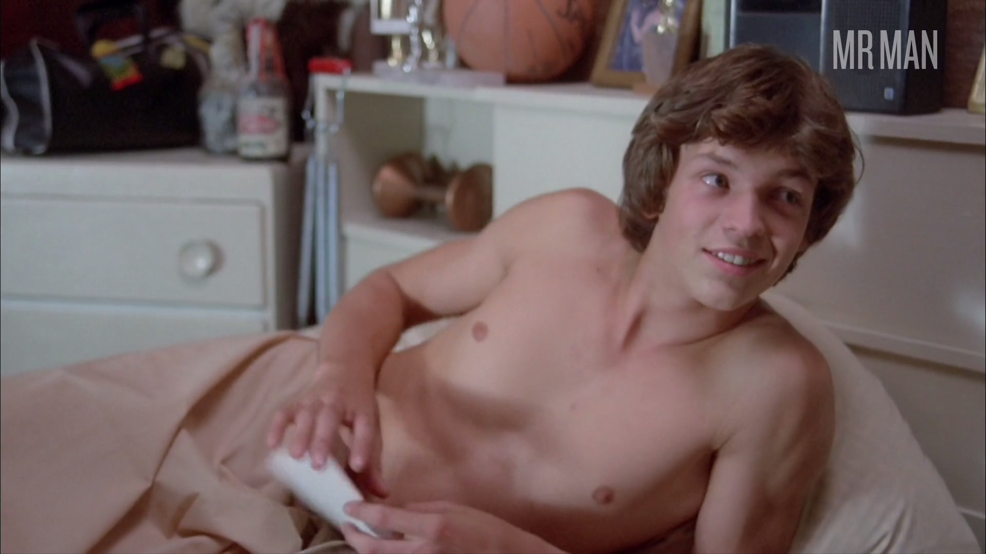 Hottest Jimmy McNichol Scene in Butcher, Baker, Nightmare Maker. Shirtless, bulge, butt. 63536