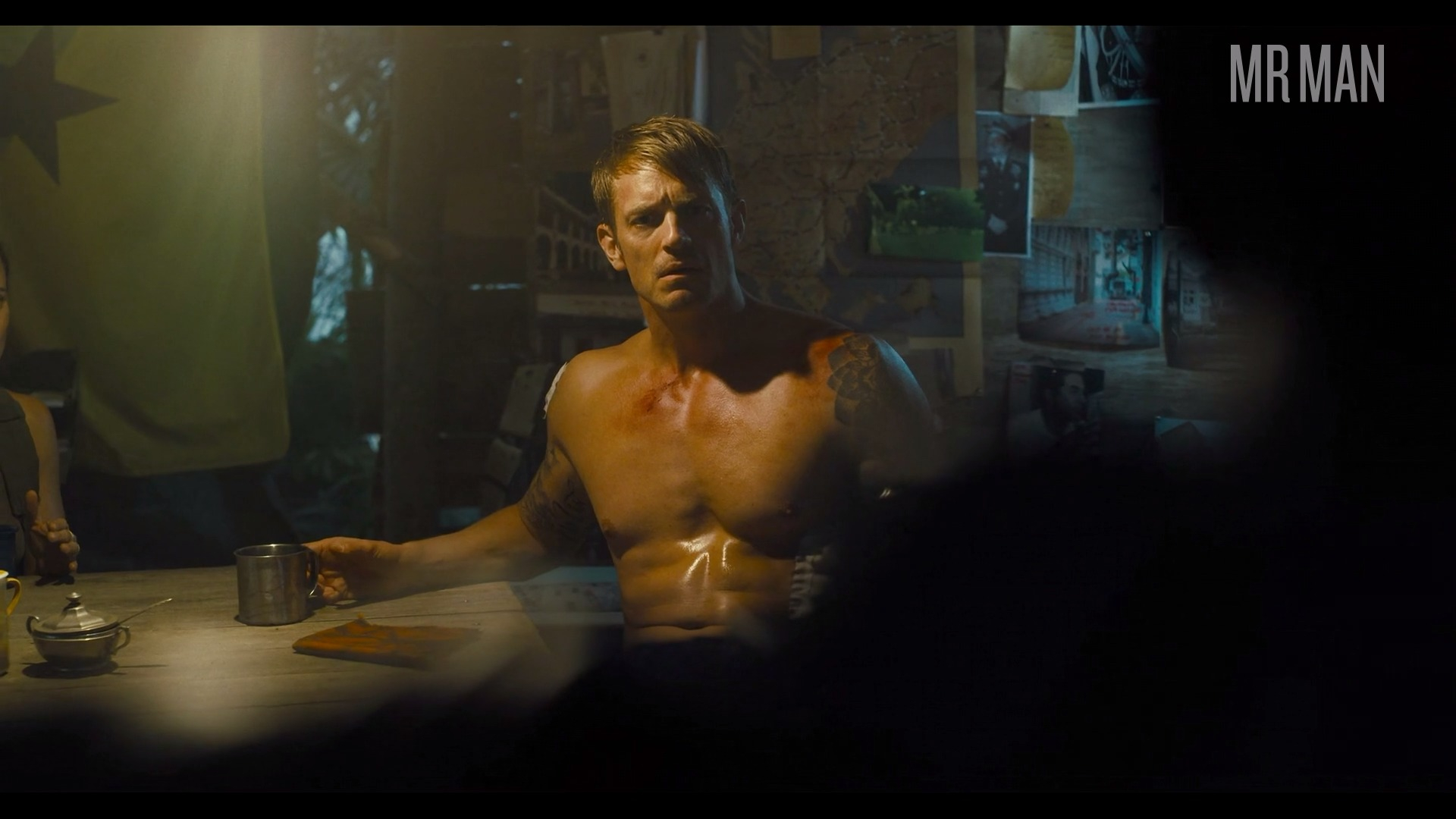 Sexiest Scenes of Colonel Rick Flag from The Suicide Squad. Sexy, Shirtless. 63713