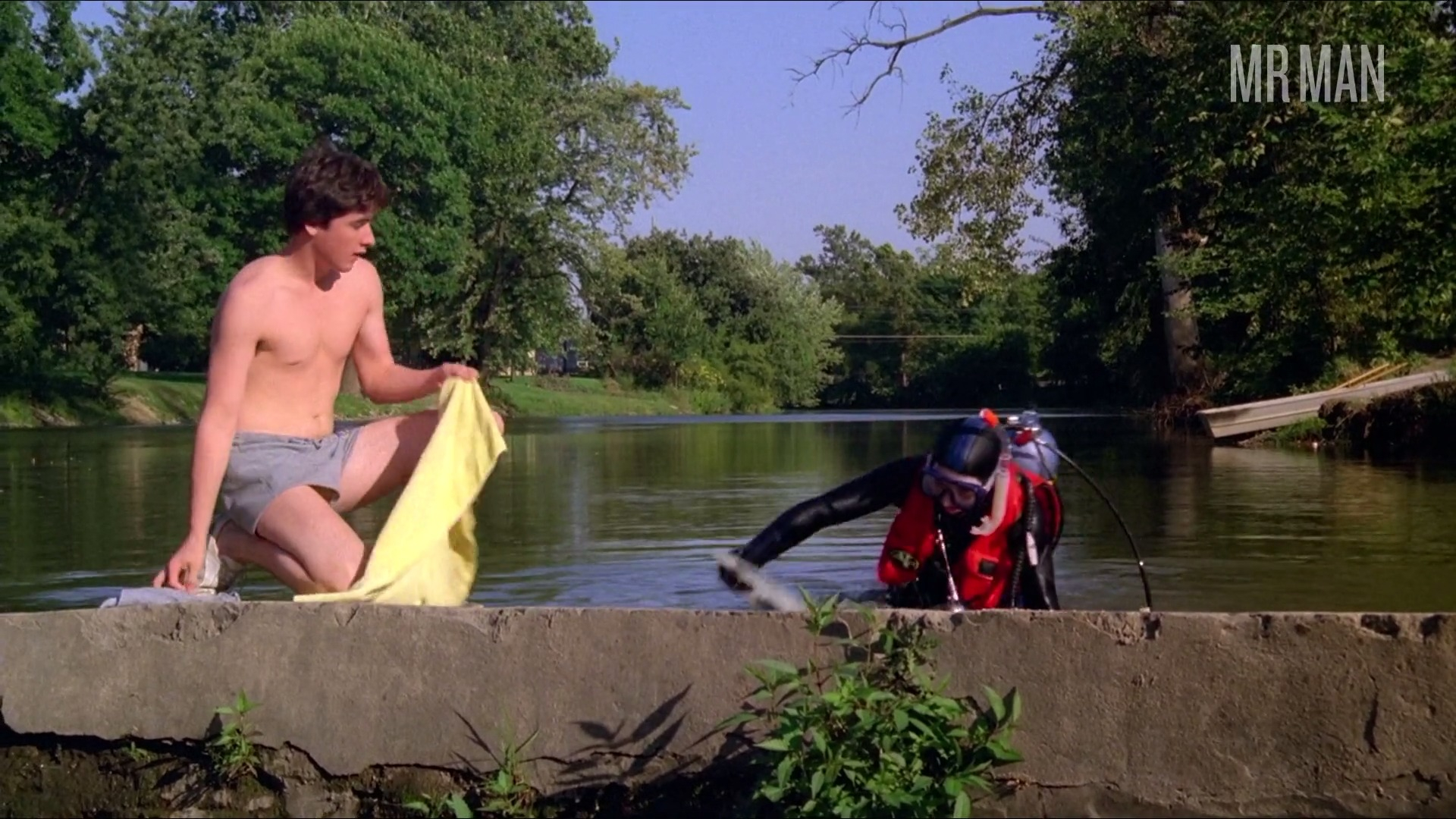 Hottest John Cusack Scene in Grandview, U.S.A.. Shirtless. 63764