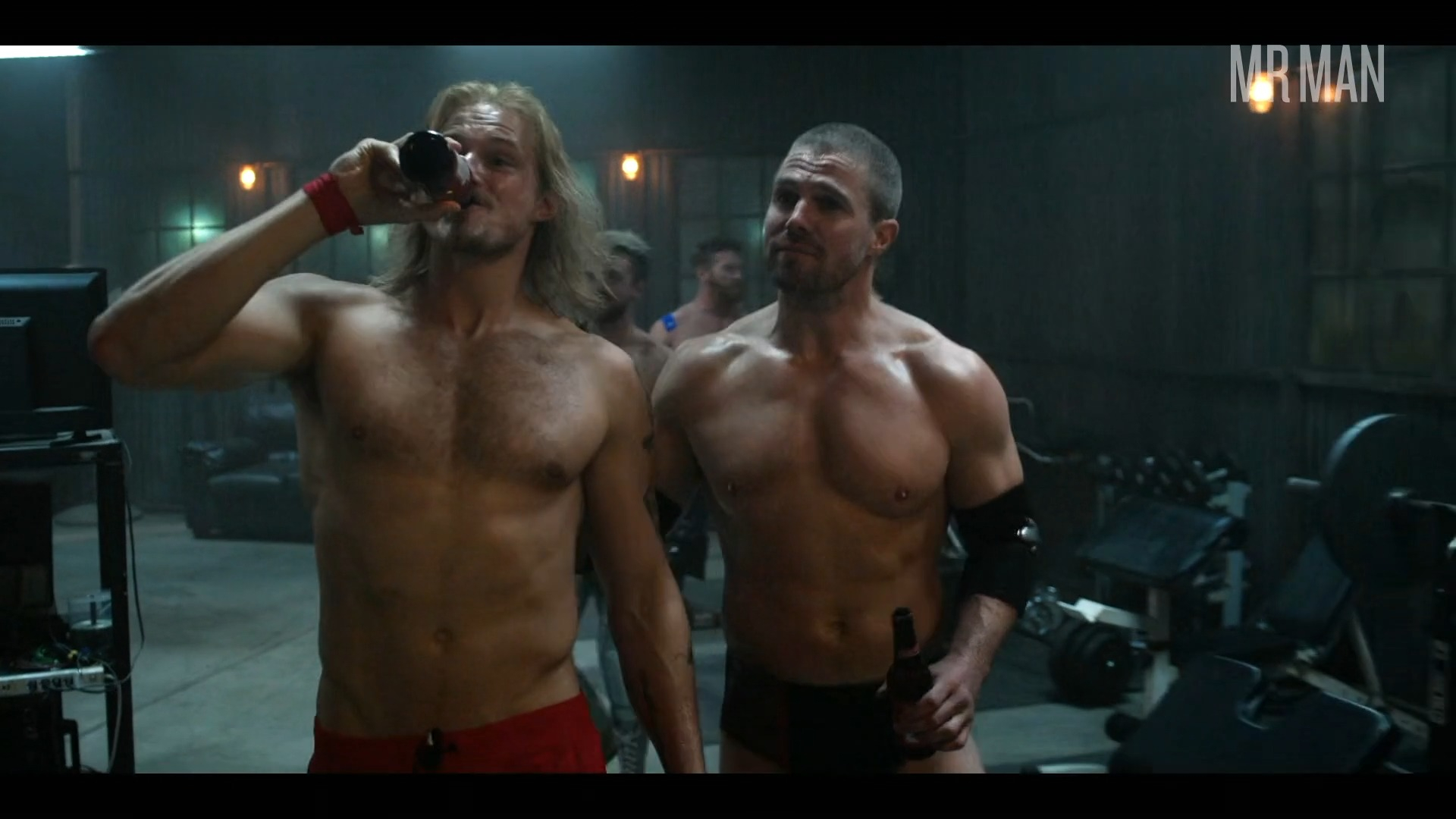 Heels's Sexiest Scenes with Stephen Amell. Shirtless, bulge, butt. 76596