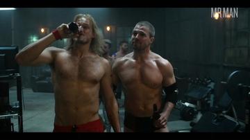 Heels's Sexiest Scenes with Stephen Amell. Shirtless, bulge, butt. 76596